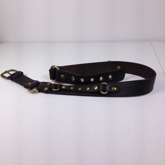 ANN TAYLOR LOFT LEATHER BELT SIZE SMALL - Picture 3 of 7